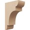 Ekena Millwork 6"W x 12"D x 18"H Classic New Brighton Rough Cedar Woodgrain TimberThane Corbel, Primed Tan CORUR06X12X18NEBRCPR - alternate 1